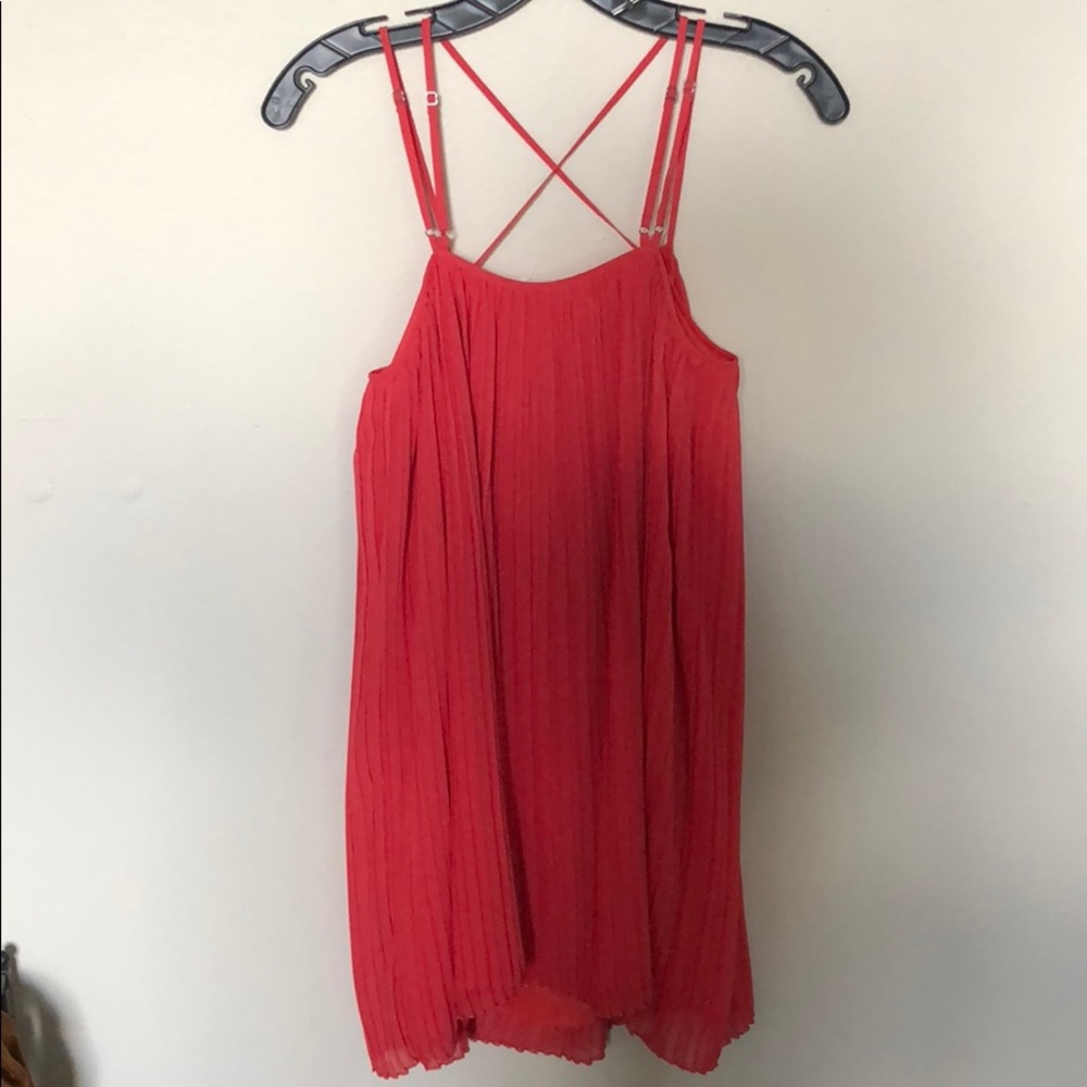 Red A-Line Cocktail Dress